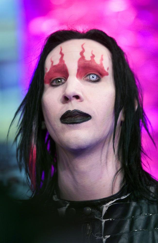 Marilyn Manson during an MTV event. Picture: Getty Images