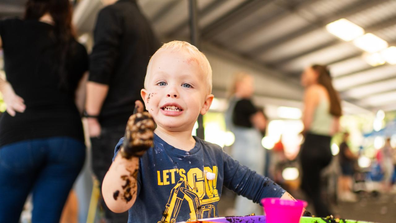 Children had at absolute blast at Messy Play Nambour on Wednesday. Photo: Joseph Byford Photography