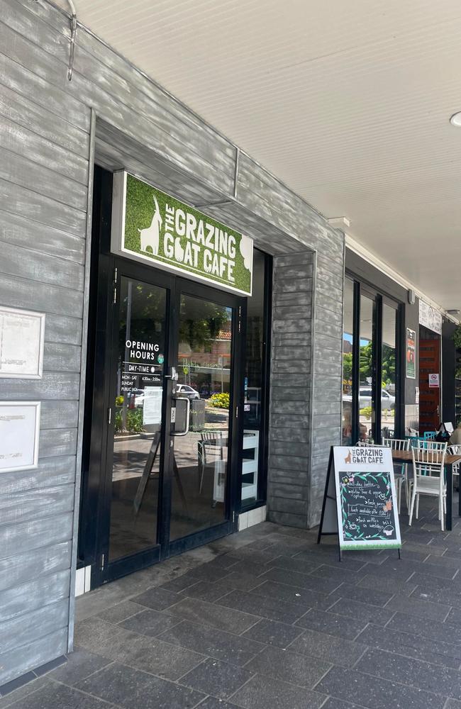 The Grazing Goat Cafe on Wood St, Mackay. Picture: Zoe Devenport