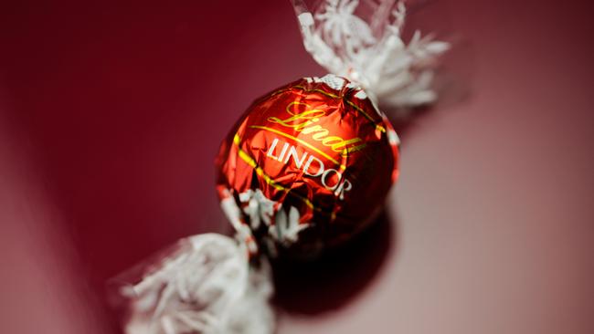 Lindt ball coffee.