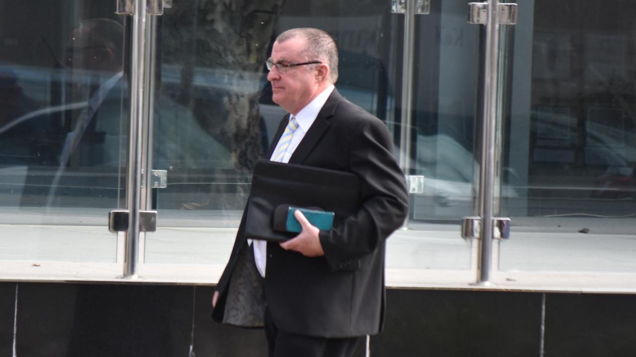 Mark Francis Eastwood leaving the Toowoomba Court House.