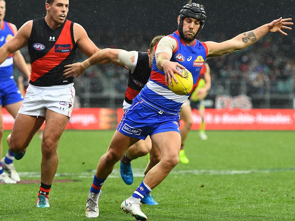 Caleb Daniel provides the impetus for so much of what the Bulldogs do going forward. Picture: AFL Photos/Getty Images