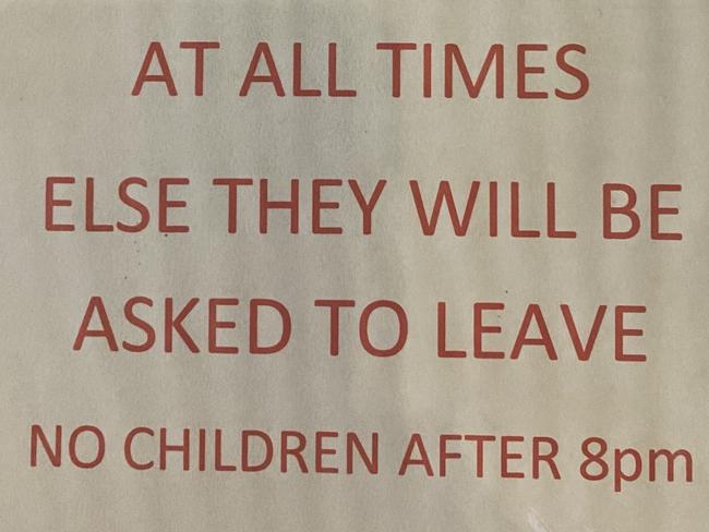 PIC FROM Kennedy News and Media (PICTURED: A SIGN LUCY PUT UP TO ENCOURAGE GOOD BEHAVIOUR IN THE COMPASS INN.) A landlady is facing the wrath of irate locals after announcing the pub was to be 'adults only' - banning under 12s to save the boozer from being 'a creche'. Lucy Draper announced her new no-child policy on The Compass Inn's Facebook page yesterday [Tuesday] as she banned youngsters from entering any time except Sunday lunchtimes. However the move has been branded 'inconsiderate' and 'ridiculous' as hundreds of customers took to social media to declare they would now boycott the establishment. DISCLAIMER: While Kennedy News and Media uses its best endeavours to establish the copyright and authenticity of all pictures supplied, it accepts no liability for any damage, loss or legal action caused by the use of images supplied and the publication of images is solely at your discretion. xxxx - 0161 697 4266