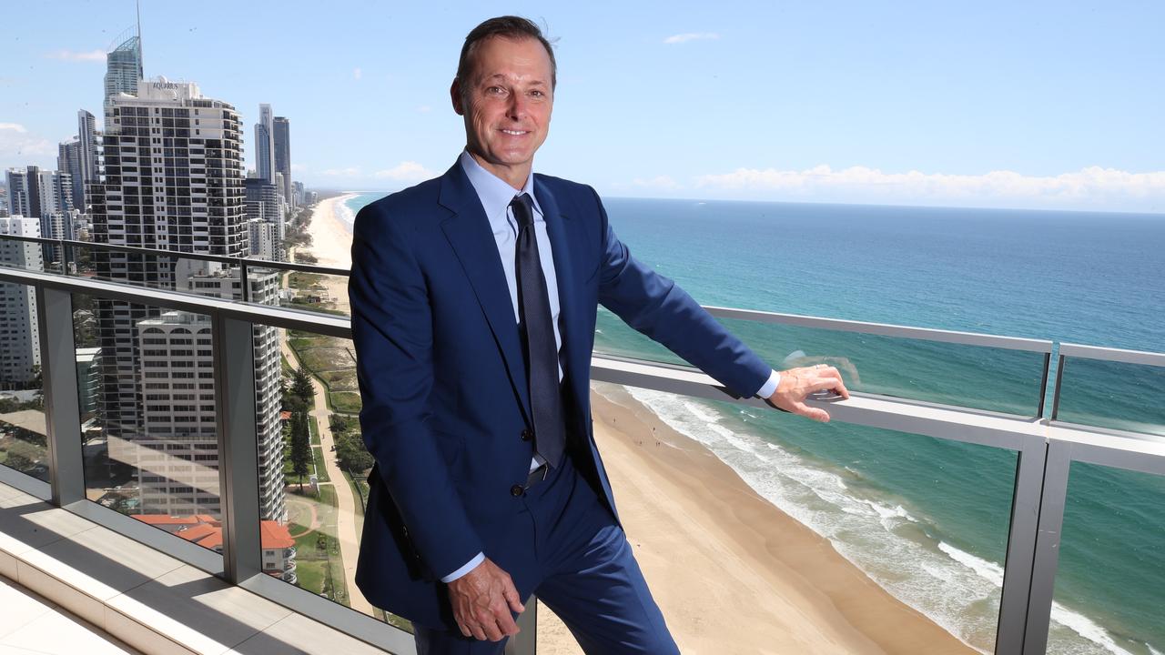 Total Property Group director Adrian Parsons said younger buyers were active in the luxury apartment sector. Picture: Glenn Hampson.