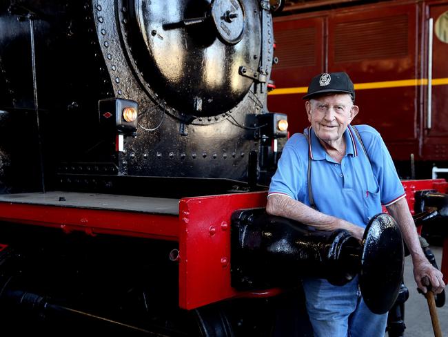 Junee Roundhouse volunteer, Neville HydePicture: ANDY ROGERS