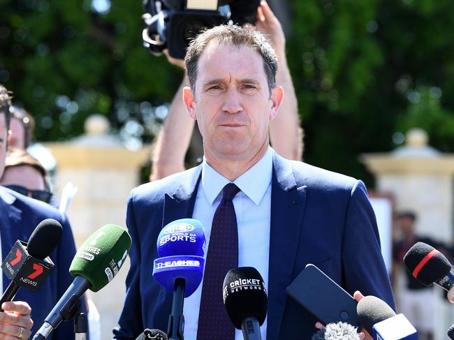 James Sutherland has come out strongly against spot-fixing allegations. Picture: AAP