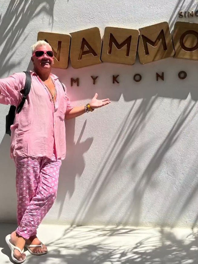 Darryn Lyons in Europe. Source: Instagram