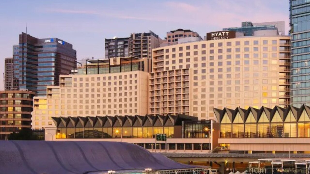 Sydney's Hyatt Regency is housing many passengers that came off a Qantas flight from London.