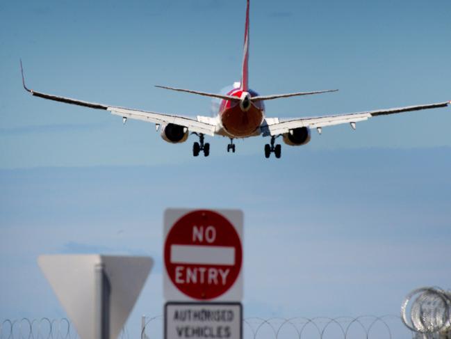 MELBOURNE, AUSTRALIA - NewsWire Photos FEBRUARY 25, 2021: A QANTAS plane comes in to land at Melbourne Airport (Tullamarine). Picture: NCA NewsWire / Andrew Henshaw