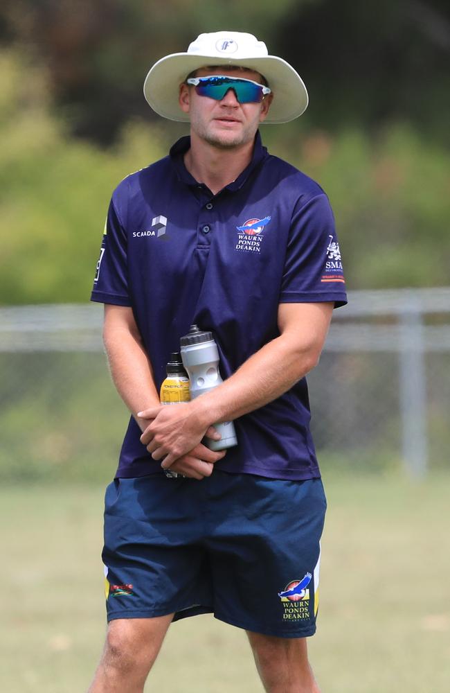 Waurn Ponds Deakin batter Philip Visser was rumoured to be joining Grovedale next season, but both clubs denied the switch. Picture: Mark Wilson