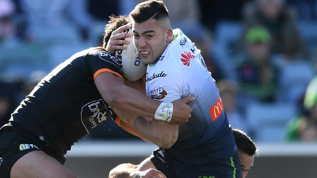 Nick Cotric is moving back to the wing for the Raiders. Picture: AAP