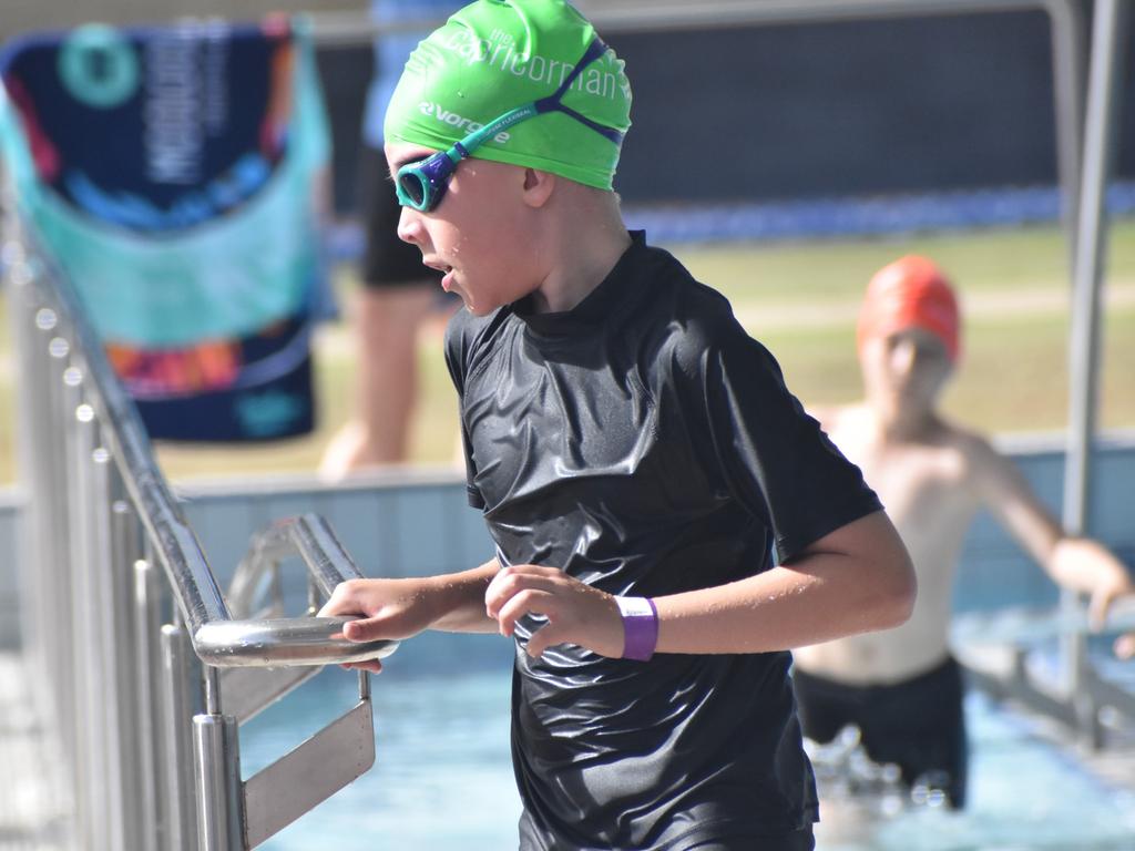 Juniors in action at The Capricornian Rocky Triathlon on March 17, 2024.