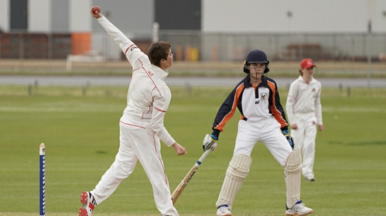 SA Little Legend Cooper Searle, 15, Adelaide Cricket Club. Made his debut in district cricket for the Adelaide Cricket Club in U16’s. 1st Innings 4/12, 3 maidens (8.4 overs), 2nd Innings, same day, 3/26 (6 overs). He was awarded ‘man of the match’. It is worth noting that Cooper tried out twice to get into district cricket for the ACC, so third time lucky. His family say they are proud of Cooper for his ‘determination and he never gave up’. Picture supplied.