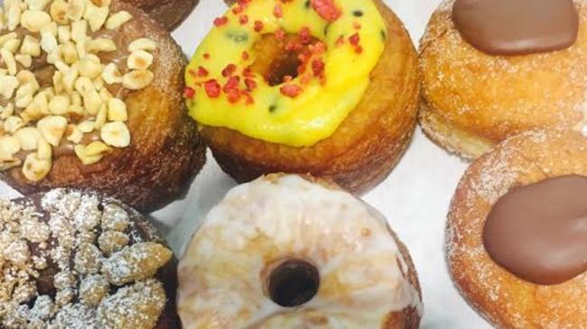 Jess' Cafe in Castle Hill has Nutella-filled doughnuts as well as cronuts in a range of flavours including Apple Crumble. Picture: Jess' Cafe