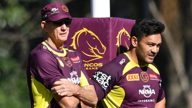 Based on current form, Broncos powerbrokers don’t need to worry too much about Wayne Bennett leading Brisbane to this year’s premiership. Picture: AAP Image/Darren England