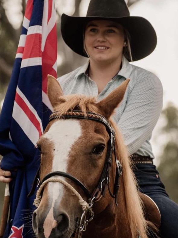 Macey Inglis will be honoured at the Penola rodeo on January 21. Picture: Supplied Facebook