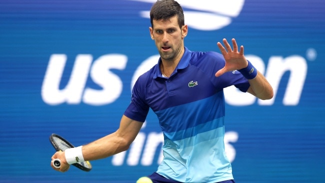 Men's top ranking tennis player Novak Djokovic could miss out on competing for the Australian Open title in 2022. Picture: Matthew Stockman/Getty Images