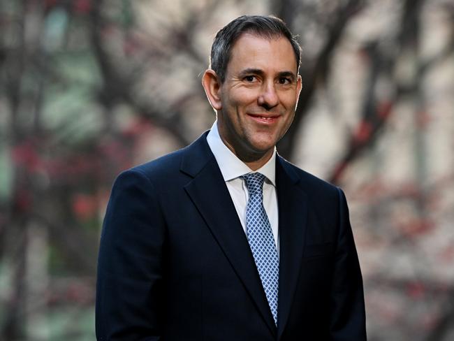 Treasurer of Australia, the Hon Dr Jim Chalmers MP during post budget media interviews at Parliament House on May 15, 2024 in Canberra. Picture: Tracey Nearmy/Getty Images