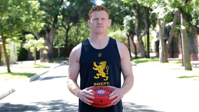 England Rugby Sevens international John Brake has joined Scotch Old Collegians and has surprised with his fast learning and physical skills. Picture: Rebecca Hudson Photography