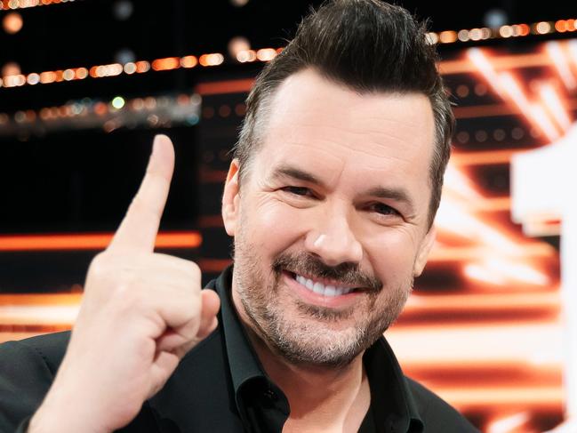 Australian comedian Jim Jefferies host of Channel 7 game show The 1% Club.