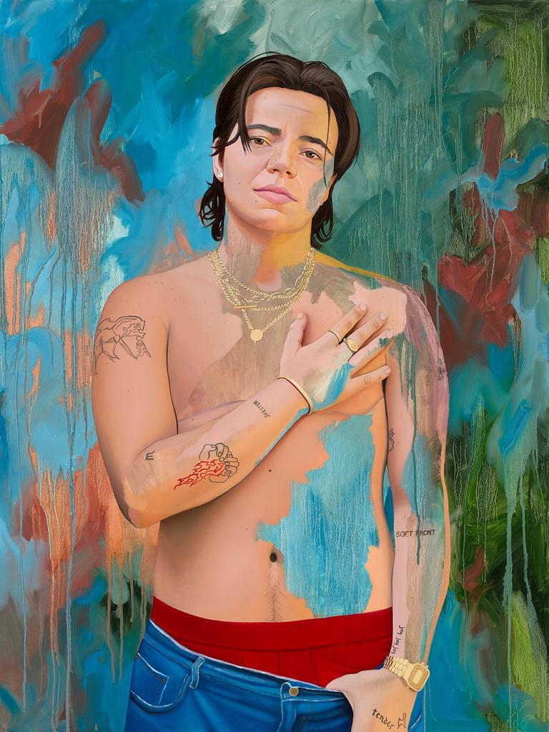 Kim Leutwyler’s 'Zoe', oil on canvas, 102 x 76.4cm. Sitter: Zoe Terakes