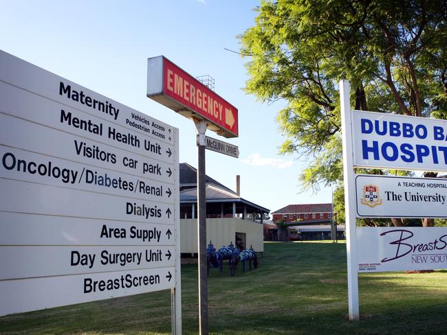 The woman refused to be taken to Dubbo Base Hospital.