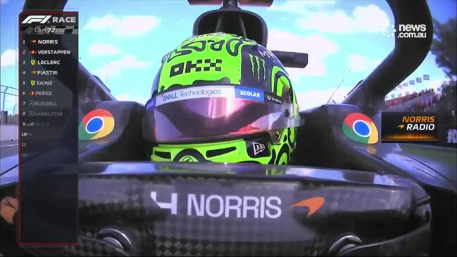 Lando Norris' three word message ignites F1 feud