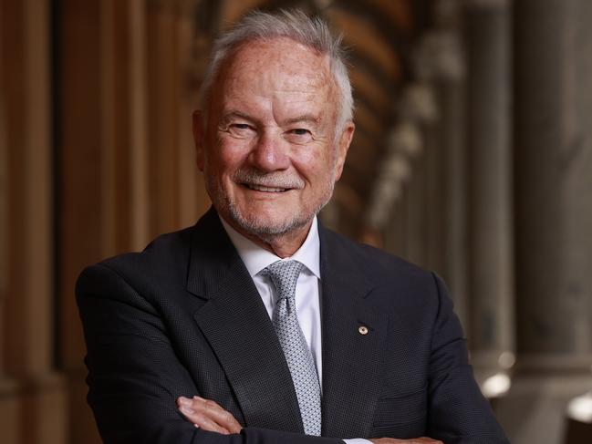 Daily Telegraph. 13, February, 2023.Tony Shepherd, in Martin Place, Sydney, today.  Tony Shepherd, the chairman of Venues NSW, who has announced he is standing down from the most powerful position in NSW sport.Picture: Justin Lloyd.