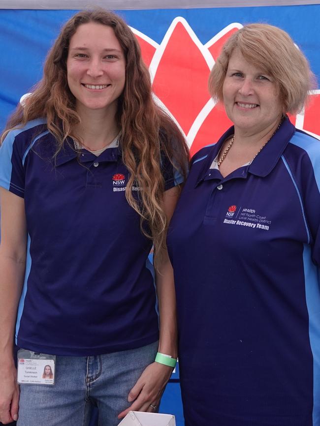 Giselle Tomkinson and Kim Doolan at the Dorrigo Show, November 24, 2023. Picture: Chris Knight