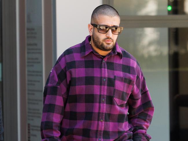 DO NOT USE - PLEASE SPEAK TO NICOLA AMOROS ON THE PIC DESK. EXCLUSIVE DAILY TELEGRAPH CONTENT.  DAILY TELEGRAPH. JANUARY 29, 2024Photo of Andre Kallita leaving Parramatta Court.Andre Kallita was the target of a failed murder plot a few weeks ago.