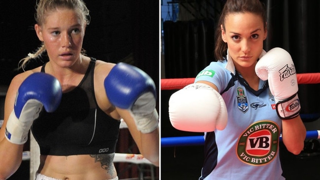 Tayla Harris and Renee Gartner are set for a big bout.