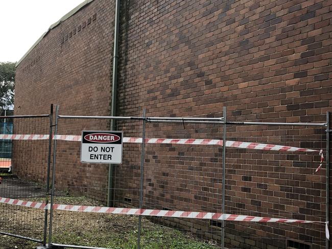 The squash courts at the Warringah Recreation Centre at North Manly are feeling their age. Picture: Jim O'Rourke