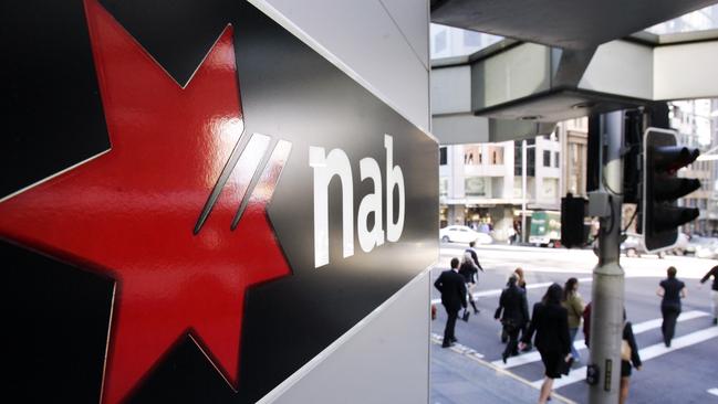 NAB’s outlook has been downgraded.