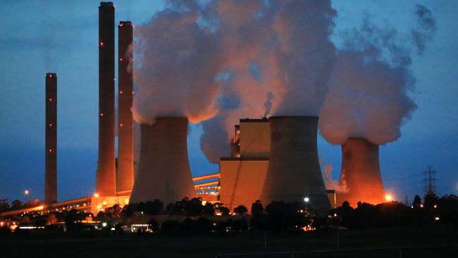 The Loy Yang A power station in the Latrobe Valley in Victoria. Picture: Aaron Francis