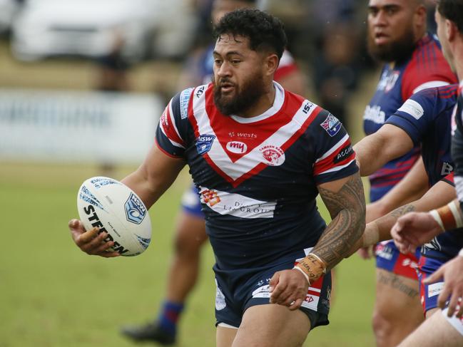 Rams centre Atini Gafa scored one of 15 tries for Camden. Photo: Warren Gannon Photography