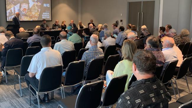 Retail Food Group shareholders at the company's 2018 AGM at RACV Royal Pines. Photo: Kathleen Skene