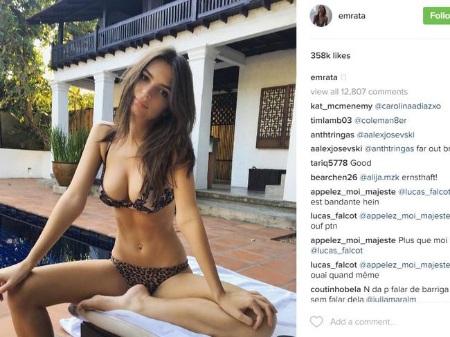 Emily Ratajkowski. Picture: Instagram