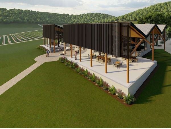 Brisbane-based Yem Architects draft concept design of Meteora Vineyard soon to be nestled in the picturesque Ballandean on the Granite Belt.