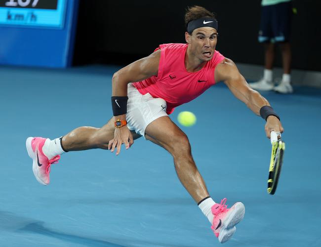 Nadal fell short against Dominic Thiem. Picture: Michael Klein