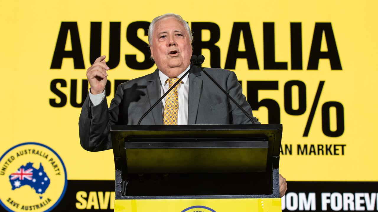 Clive Palmer has again spent a fortune on election advertising during this campaign. Picture: Brad Fleet