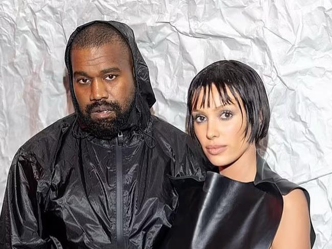 MILAN, ITALY - FEBRUARY 23: Kanye West and Bianca Censori attend the Marni Fall/Winter 2024 Fashion Show during the Milan Fashion Week - Womenswear Fall/Winter 2024-2025 on February 23, 2024 in Milan, Italy. Source Instagram/jeen_Yuhs