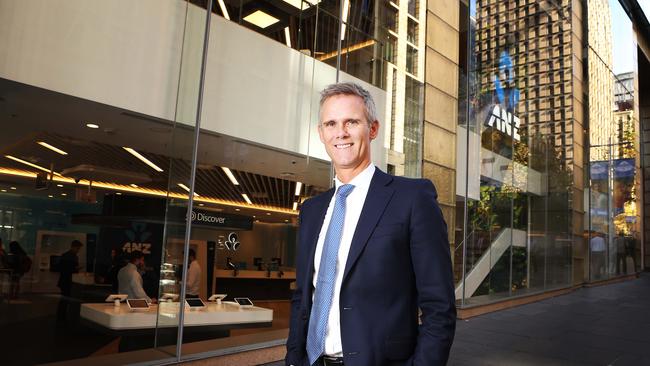 ANZ’s departing head of Australia Fred Ohlsson’s remuneration was down $400,000 this year. Picture: John Feder