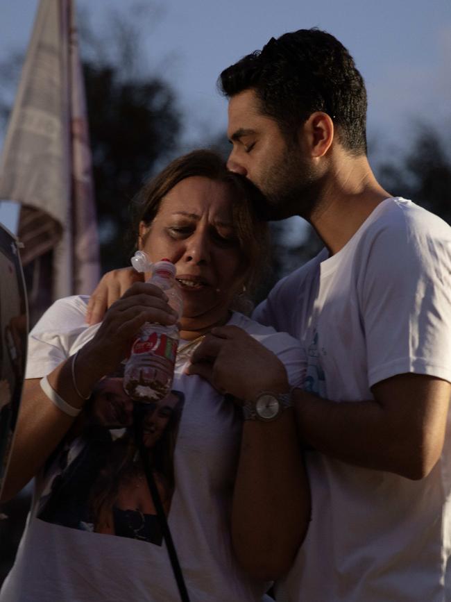 Relatives of Noelle Manzuri. Picture: Liam Mendes