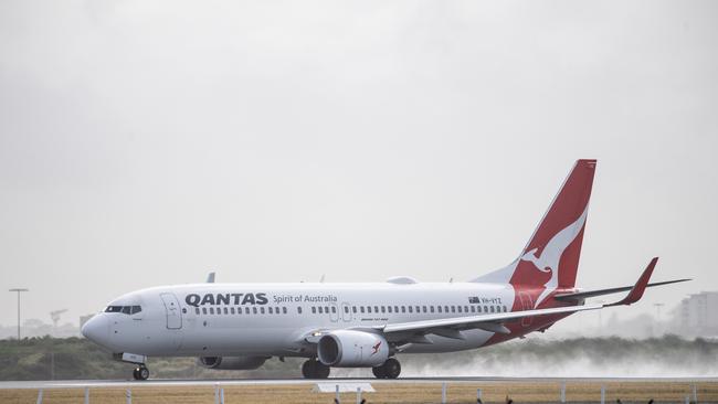 Qantas has dropped out of the top five in the rankings amid a massive COVID cash burn at the airline. Picture: NCA NewsWire / James Gourley