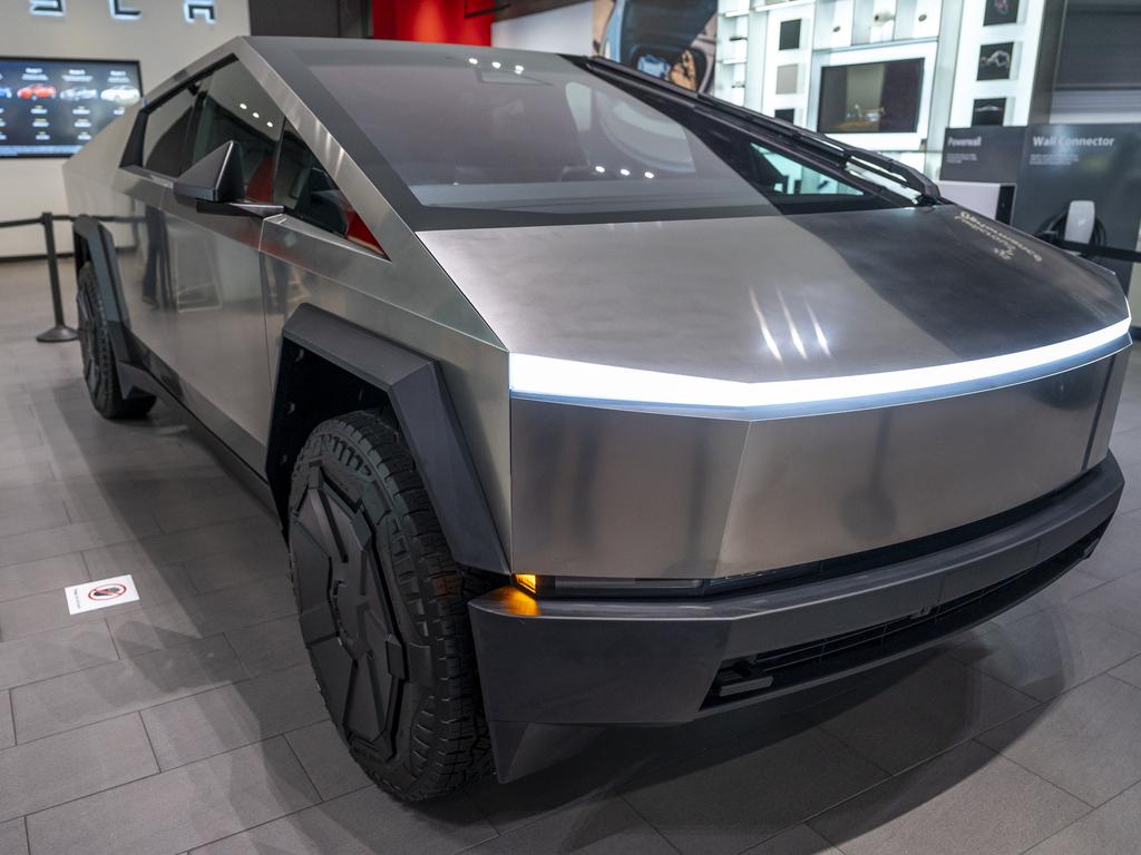 The Tesla Cybertruck is also part of the recall. Picture: David Paul Morris/Bloomberg via Getty Images