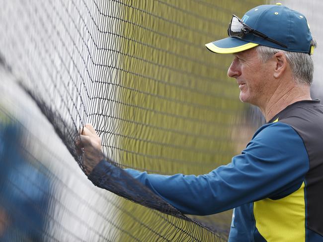 Australian Steve Waugh looks on during a training session at The Ageas Bowl in Southampton. Picture: Ryan Pierse/Getty