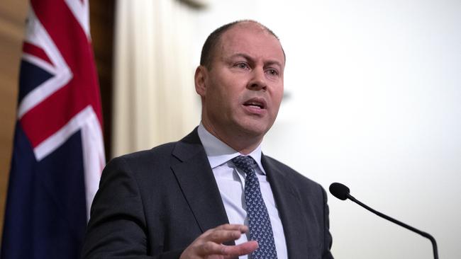 Federal treasurer Josh Frydenberg has his work cut out for him. Picture: David Geraghty/NCA NewsWire.