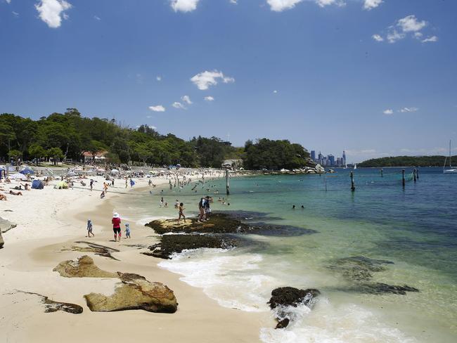 Shark Beach, Nielsen Park, Vaucluse. Picture: John Appleyard