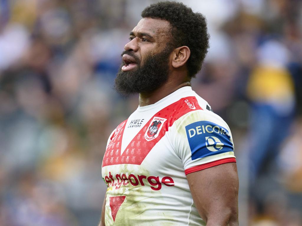 Mikaele Ravalawa has a nervy wait ahead of him. Picture: Brett Hemmings/Getty Images