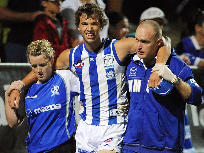 Ayden Kennedy was cruelled by injuries at North Melbourne.